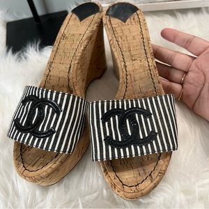 Chanel heels size (38)